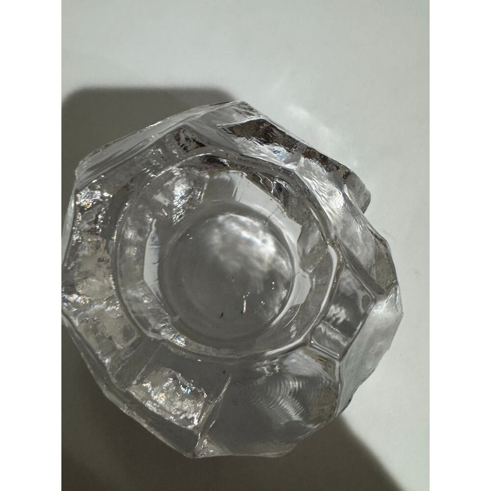 Kosta Boda Scandi Glass Rock Candle Votive Holder Vintage - Picture 5 of 9
